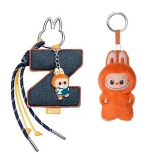 Pop Mart Authentic Pin for Love Letter Z plush & pendant Bundle!!
